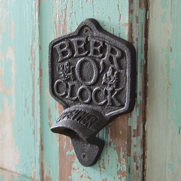 Beer O' Clock Wall Mounted Bottle Opener - Box of 2