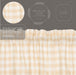 Annie Buffalo Tan Check Valance 16x72