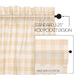 Annie Buffalo Tan Check Valance 16x72