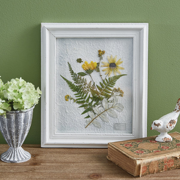 Pressed Botanical Wall Decor - Sunflower