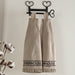 Sawyer Mill Charcoal Farmhouse Button Loop Kitchen Towel Set of 2