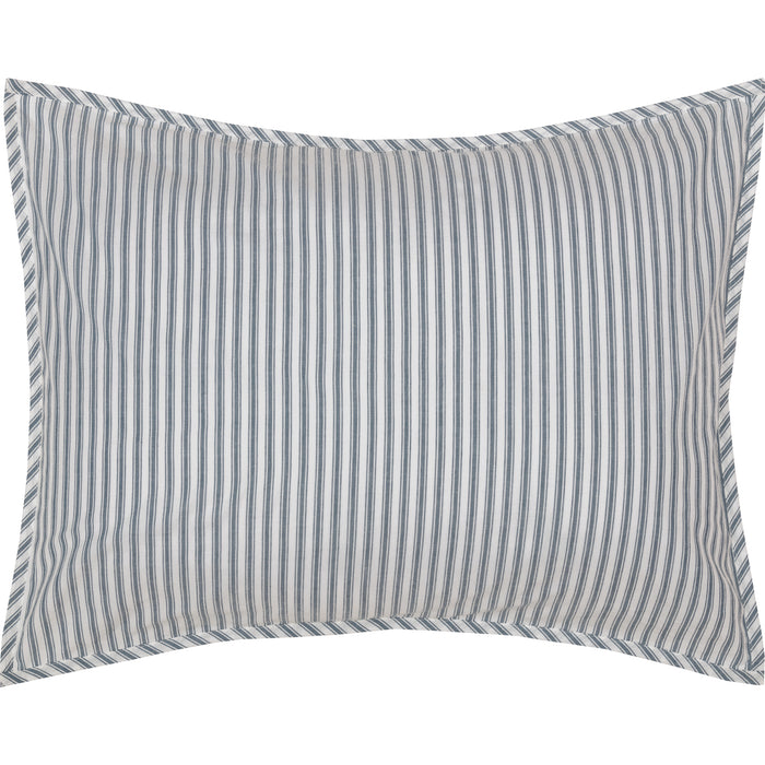 Sawyer Mill Blue Ticking Stripe Standard Sham 21x27