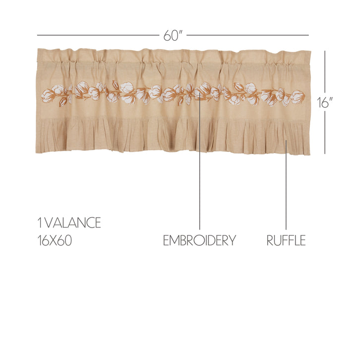 Ashmont Cotton Valance 16x60