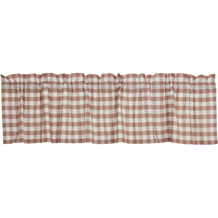 Annie Buffalo Portabella Check Valance 16x72