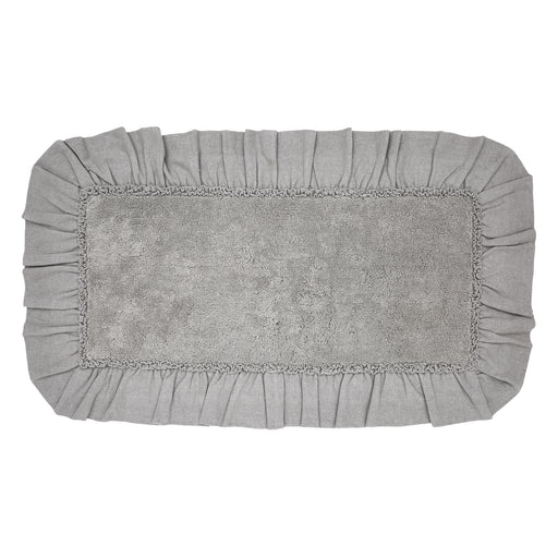 Burlap Dove Grey Bathmat 27x48