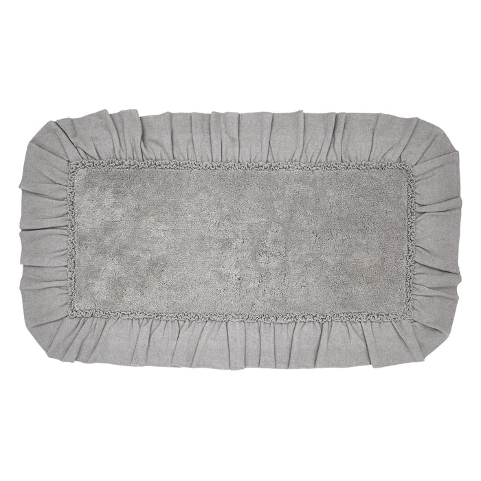 Burlap Dove Grey Bathmat 27x48