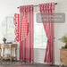 Annie Buffalo Red Check Ruffled Panel Set of 2 96x50