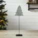 Decorative Galvanized Metal Christmas Tree With Base 16x5x3