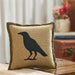 Raven Harvest Raven Pillow 9x9