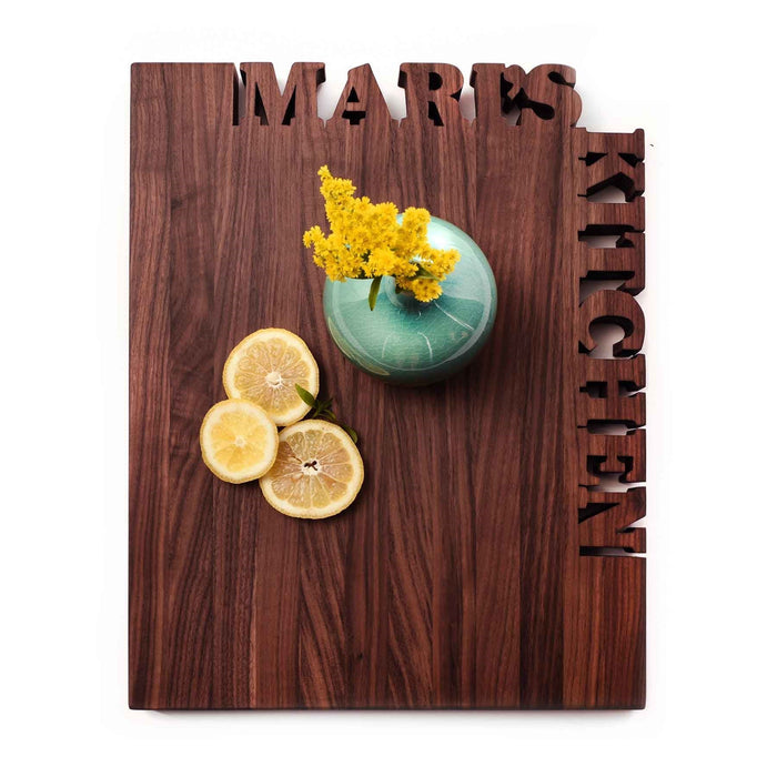 Personalized Cutting Board ~ Top & Side