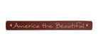 America Engraved Block 12"