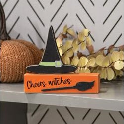 Cheers Witches Block w/Witch Hat