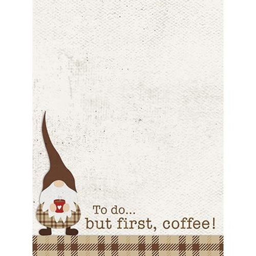 To Do...But First Coffee! Mini Notepad