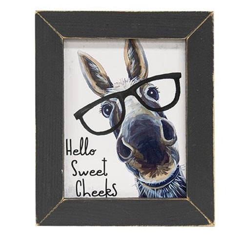 Hello Mule Framed Print