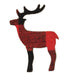 *Red/Black Plaid Deer Bowl Filler