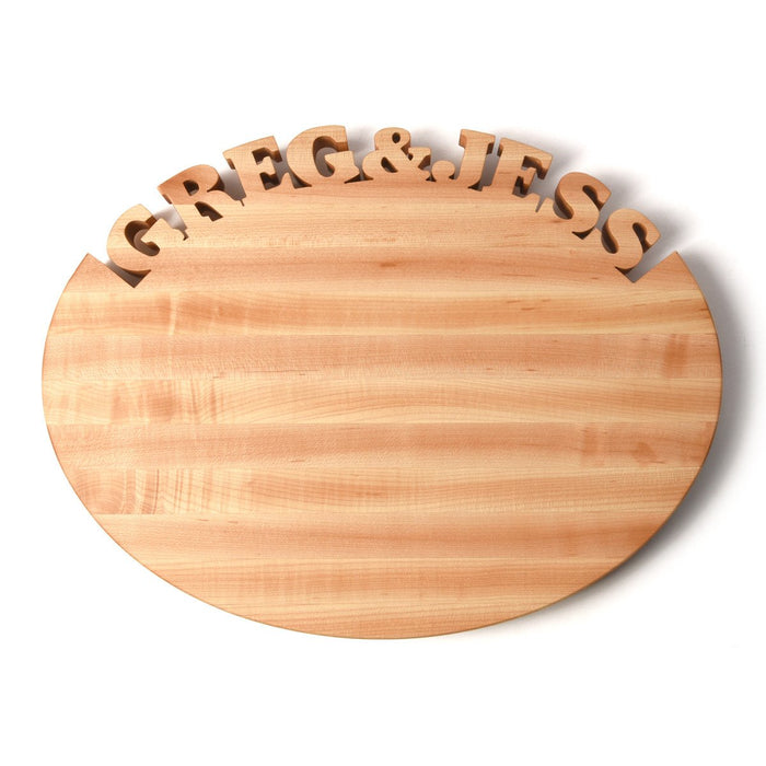 Oval Personalized Cutting Board