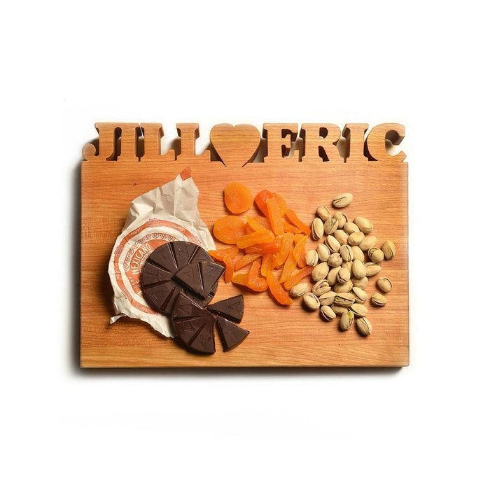 Personalized Cutting Board - Small Classic Font Cherry